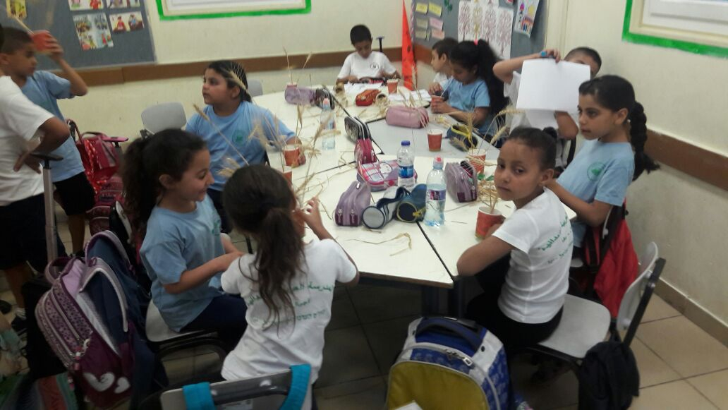 صور: فعاليات موسم الحصاد في مدرسة أجيال الابتدائية بيافا